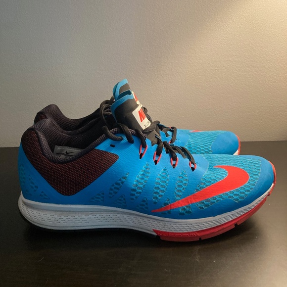 Nike Zoom Elite 7 Men's Running Shoes Blue Hyper Punch Size 8 US *Notes - Picture 4 of 7